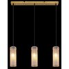 Karolo Suspension Luminaires Globo Lighting Or, 3 lumières