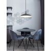 Rocha Suspension Luminaires Globo Lighting LED Gris, 1 lumière