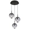 Lacy Suspension Luminaires Globo Lighting LED Noir, 1 lumière