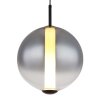 Lacy Suspension Luminaires Globo Lighting LED Noir, 1 lumière