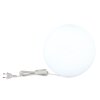 Balla Lampe à poser Luminaires Globo Lighting Nickel mat, 1 lumière