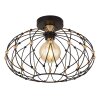 Greys Plafonnier Luminaires Globo Lighting Noir, 1 lumière