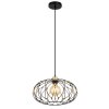 Greys Suspension Luminaires Globo Lighting Noir, 1 lumière