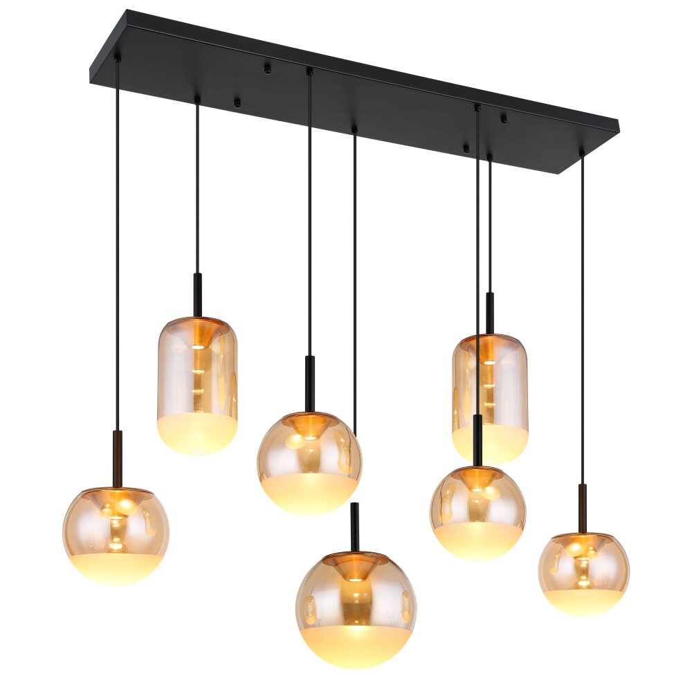 Severin Suspension Luminaires Globo Lighting LED Noir, 1 lumière main product photo