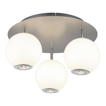 Simmons Plafonnier Luminaires Globo Lighting LED Gris, 1 lumière