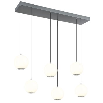 Simmons Suspension Luminaires Globo Lighting LED Gris, 1 lumière