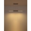 Cody Suspension Luminaires Globo Lighting LED Aluminium brossé, Blanc, 1 lumière