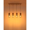 Annika Suspension Luminaires Globo Lighting Brun, 4 lumières
