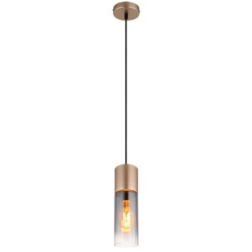 Annika Suspension Luminaires Globo Lighting Brun, 1 lumière