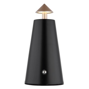 Liva Lampe à poser Luminaires Globo Lighting LED Noir, 1 lumière