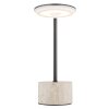 Laurena Lampe à poser Luminaires Globo Lighting LED Chrome, Gris, Noir, 1 lumière