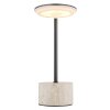 Laurena Lampe à poser Luminaires Globo Lighting LED Chrome, Gris, Noir, 1 lumière