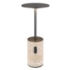 Travertin Lampe à poser Luminaires Globo Lighting LED Gris, 1 lumière