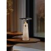 Travertin Lampe à poser Luminaires Globo Lighting LED Gris, 1 lumière