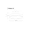 Doro Plafonnier Luminaires Globo Lighting LED Gris, Argenté, 1 lumière