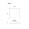 Doro Plafonnier Luminaires Globo Lighting LED Gris, Argenté, 1 lumière