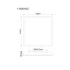 Doro Plafonnier Luminaires Globo Lighting LED Gris, Argenté, 1 lumière