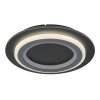 Jayden Plafonnier Luminaires Globo Lighting LED Noir, 1 lumière, Télécommandes, Changeur de couleurs