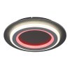 Jayden Plafonnier Luminaires Globo Lighting LED Noir, 1 lumière, Télécommandes, Changeur de couleurs