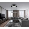 Marsh Suspension Luminaires Globo Lighting LED Noir, 1 lumière, Télécommandes