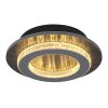 Jayden Plafonnier Luminaires Globo Lighting LED Anthracite, Noir, 1 lumière