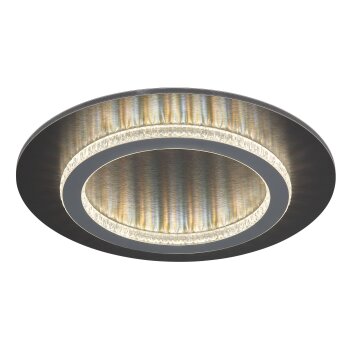 Jayden Plafonnier Luminaires Globo Lighting LED Anthracite, Noir, 1 lumière