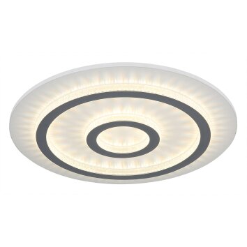Jayden Plafonnier Luminaires Globo Lighting LED Blanc, 1 lumière, Télécommandes