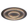 Jayden Plafonnier Luminaires Globo Lighting LED Anthracite, Noir, 1 lumière, Télécommandes