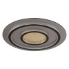 Jayden Plafonnier Luminaires Globo Lighting LED Or, Noir, 1 lumière, Télécommandes