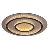 Jayden Plafonnier Luminaires Globo Lighting LED Or, Noir, 1 lumière, Télécommandes