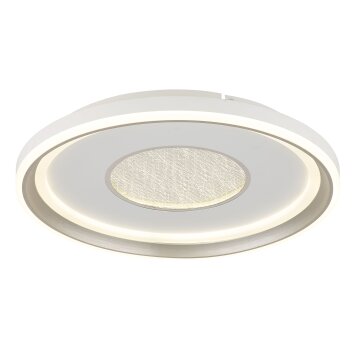 Eila Plafonnier Luminaires Globo Lighting LED Blanc, 1 lumière, Télécommandes