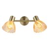 Zachery Plafonnier Luminaires Globo Lighting Laiton, 2 lumières