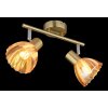Zachery Plafonnier Luminaires Globo Lighting Laiton, 2 lumières