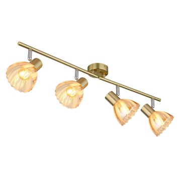 Zachery Plafonnier Luminaires Globo Lighting Laiton, 4 lumières