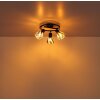 Zachery Plafonnier Luminaires Globo Lighting Noir, 3 lumières