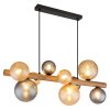 Riha Suspension Luminaires Globo Lighting Brun foncé, Noir, 9 lumières