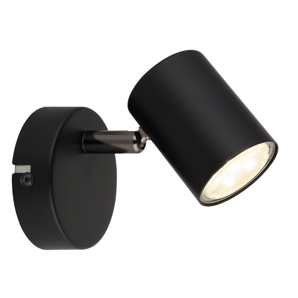 Walters Plafonnier, Spot de plafond, Applique murale, Spot mural Luminaires Globo Lighting Noir, 1 lumière main product photo