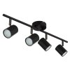 Walters Plafonnier Luminaires Globo Lighting Noir, 4 lumières