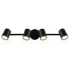 Walters Plafonnier Luminaires Globo Lighting Noir, 4 lumières
