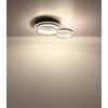 Della Plafonnier Luminaires Globo Lighting LED Noir, 1 lumière