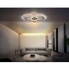Grouni Plafonnier Luminaires Globo Lighting LED Titane, 1 lumière