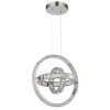 Neil Suspension Luminaires Globo Lighting LED Chrome, 1 lumière, Télécommandes