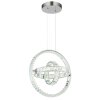 Neil Suspension Luminaires Globo Lighting LED Chrome, 1 lumière, Télécommandes