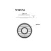 Woody Plafonnier Luminaires Globo Lighting LED Écru, Noir, 1 lumière