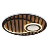 Woody Plafonnier Luminaires Globo Lighting LED Écru, Noir, 1 lumière
