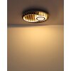 Woody Plafonnier Luminaires Globo Lighting LED Écru, Noir, 1 lumière