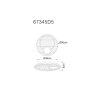Woody Plafonnier Luminaires Globo Lighting LED Écru, Noir, 1 lumière