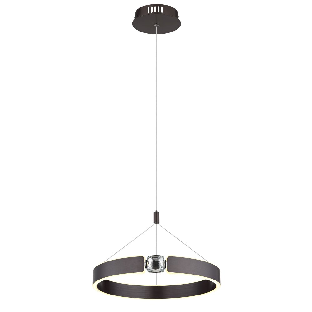 Hendricks Suspension Luminaires Globo Lighting LED Bronze, 1 lumière main product photo