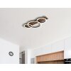 Tisha Plafonnier Luminaires Globo Lighting LED Écru, Noir, 1 lumière