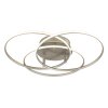 Kombos Plafonnier Luminaires Globo Lighting LED Nickel mat, 1 lumière